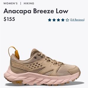 Hoka Anacapa Breeze Low Hiking Shoes 7.5